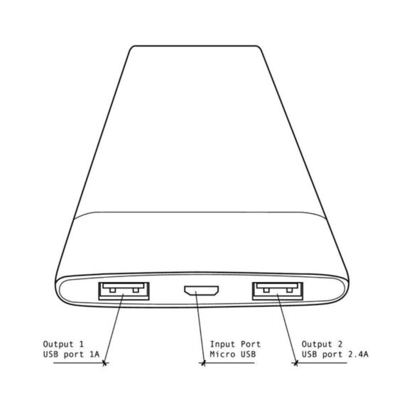 Ciao Tech High Performance Stylish 15,000 Mah Rubberized Powerbank Black - Picture 3 of 5